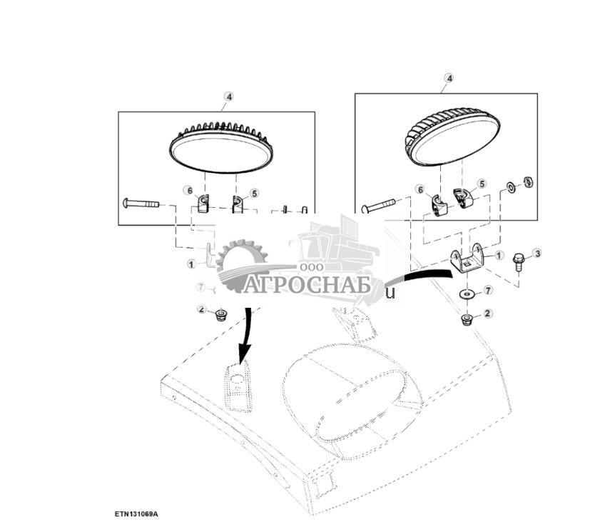 Прожектор, рабочие фары, светодиодные, показана левая сторона - ST833155 404.jpg